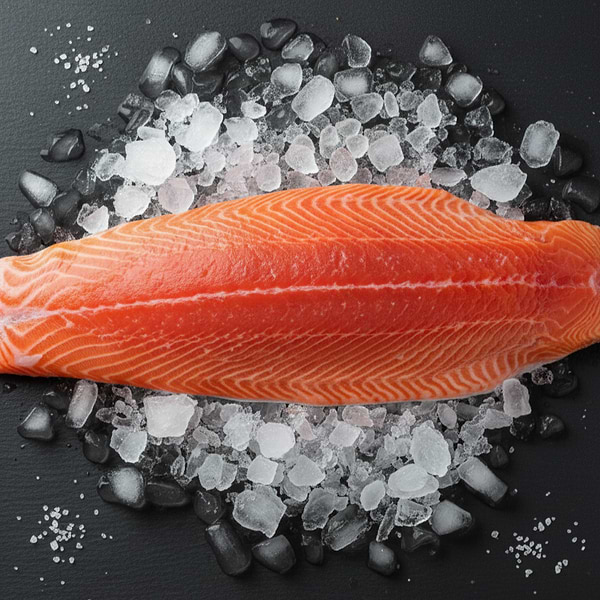 Wild Alaskan Coho Salmon, Full Side, 1-1.3 lbs Ea.