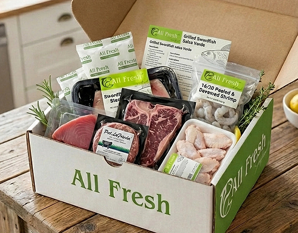 Steak Night Elevated Bundle with Swordfish and Shrimp