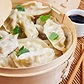 Thai Szechuan Tom Bap Shrimp Gyoza Dumplings, 1 Dozen
