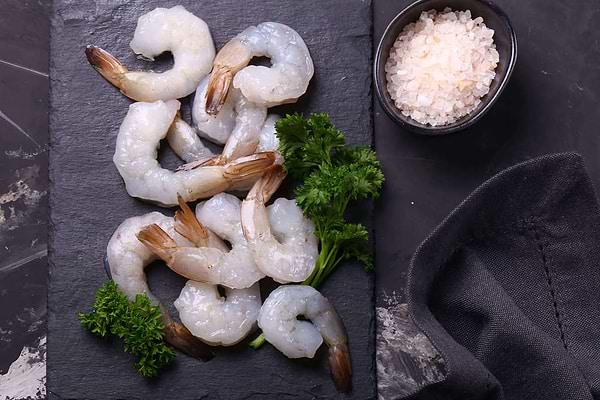 Cleaned Raw Tail on Shrimp, Chem Free, 16/20 - All Natural 1lb