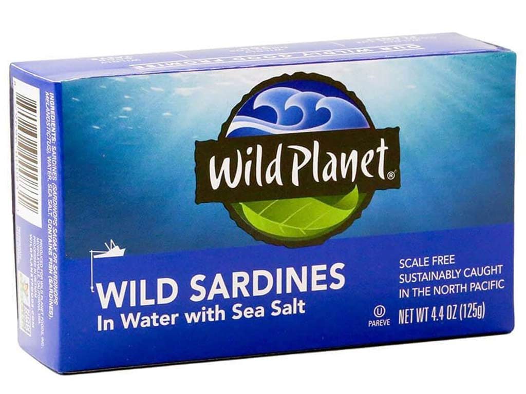 Wild Planet Sardines Packed in Water, 4.4 oz