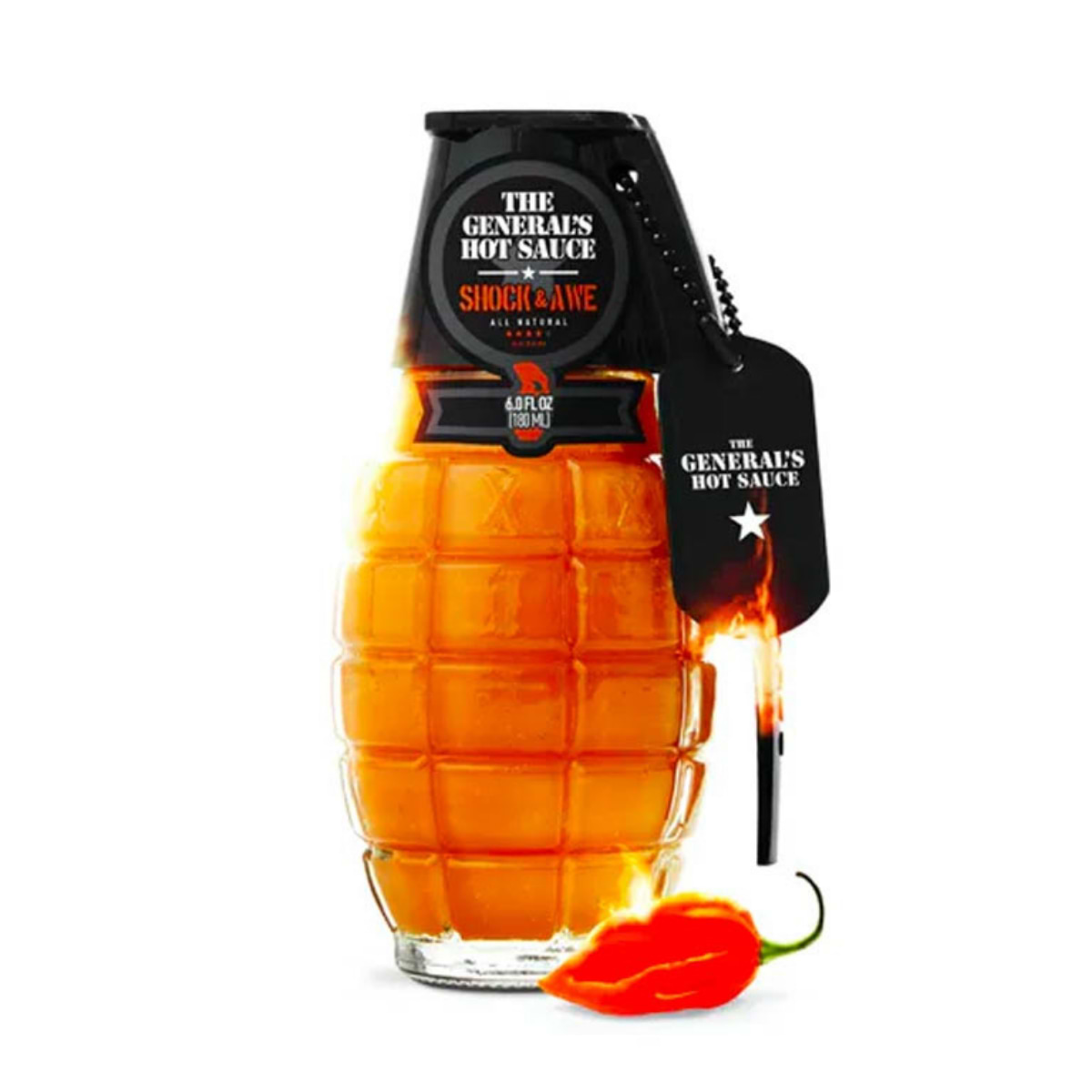 General Shock & Awe Hot Sauce , 6 oz